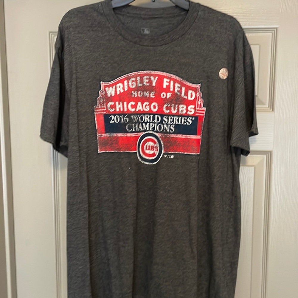 2016 World Series Chicago Cubs short sleeve T-shirt